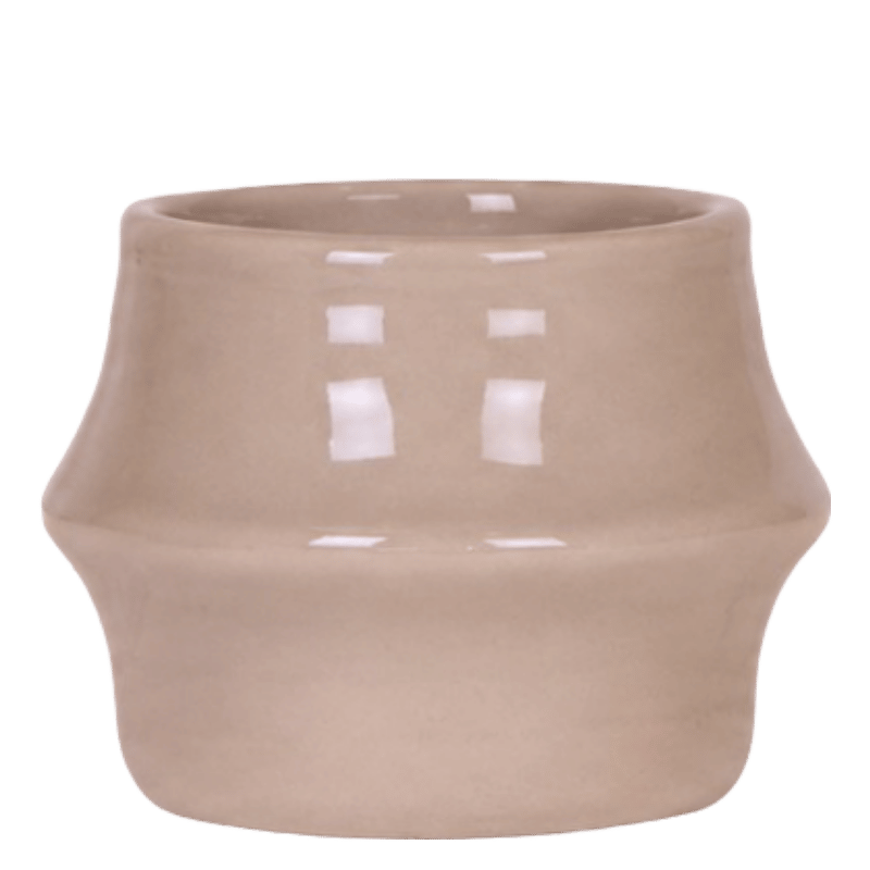 Kolibri Home Clay Übertopf 'Zand' Ø9 cm - Natürliche Eleganz für Ihr Zuhause