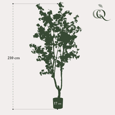 Kunst Kirschblüte Weiß 210 cm – pflegeleichte Dekoration für Ihr Zuhause