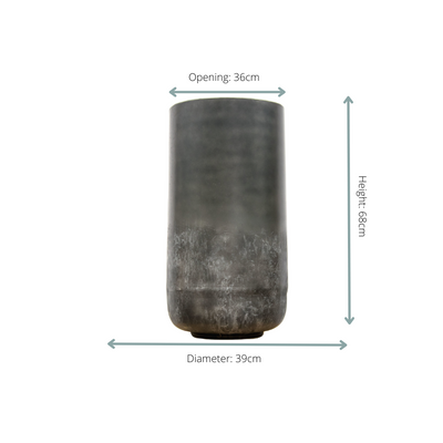 Elisa Mystic Earth Vase: Elegant eye-catcher (39x68cm)