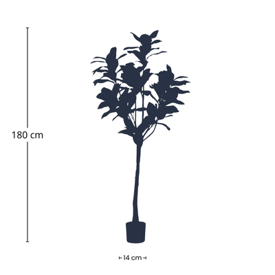 Magnolia Denudata Kunstbaum 150cm – Weiße Blüten, pflegeleicht