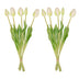 Künstliche Tulpen Weiß/Grün - 10 Stk. 'Real Touch' - 42 cm Bild 4