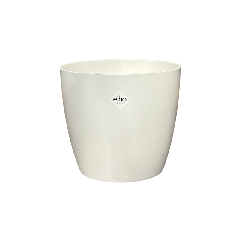 Moderner weißer Dekotopf P12 - 12cm Durchmesser, 15cm Höhe