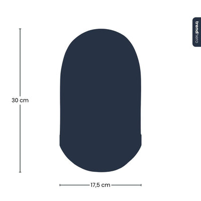 Eiförmige Terrariumflasche Egg XL mit Glaskuppel, 30cm hoch
