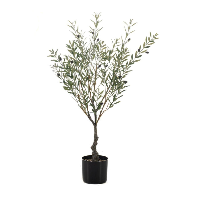Künstlicher Olivenbaum im Topf - UV-beständig, 90 cm