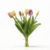 Sanfter Frühling: 7 'Real Touch' Kunsttulpen, 42cm Bild 1