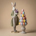 Dekofigur Osterhase Gentleman mit Blumen, 51 cm Bild 2