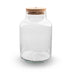 Terrariumflasche mit Beleuchtung – Milky – Ø 21 cm, Höhe 30 cm Bild 1