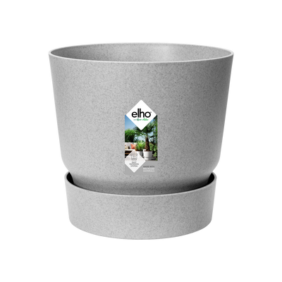 Elho Greenville Topf Rund Grau D14 x H13 cm
