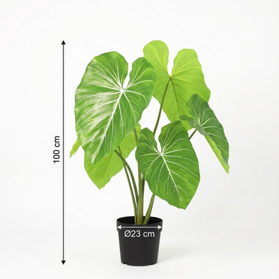 Kunst Philodendron 100cm - Naturgetreue Kunstpflanze für Ihr Zuhause