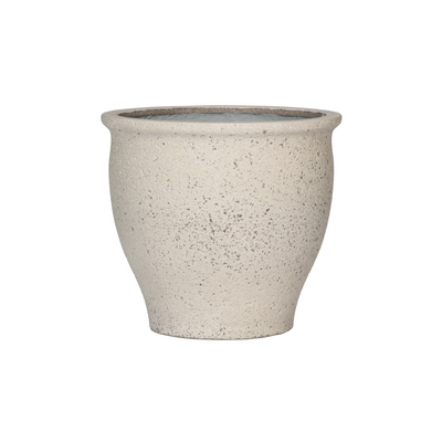 Topf Poseidon Kreideweiß D52 x H47 cm – Eleganter Pflanzentopf