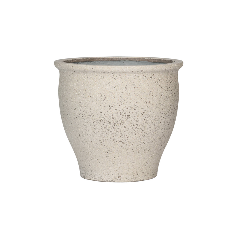 Topf Poseidon Kreideweiß D52 x H47 cm – Eleganter Pflanzentopf