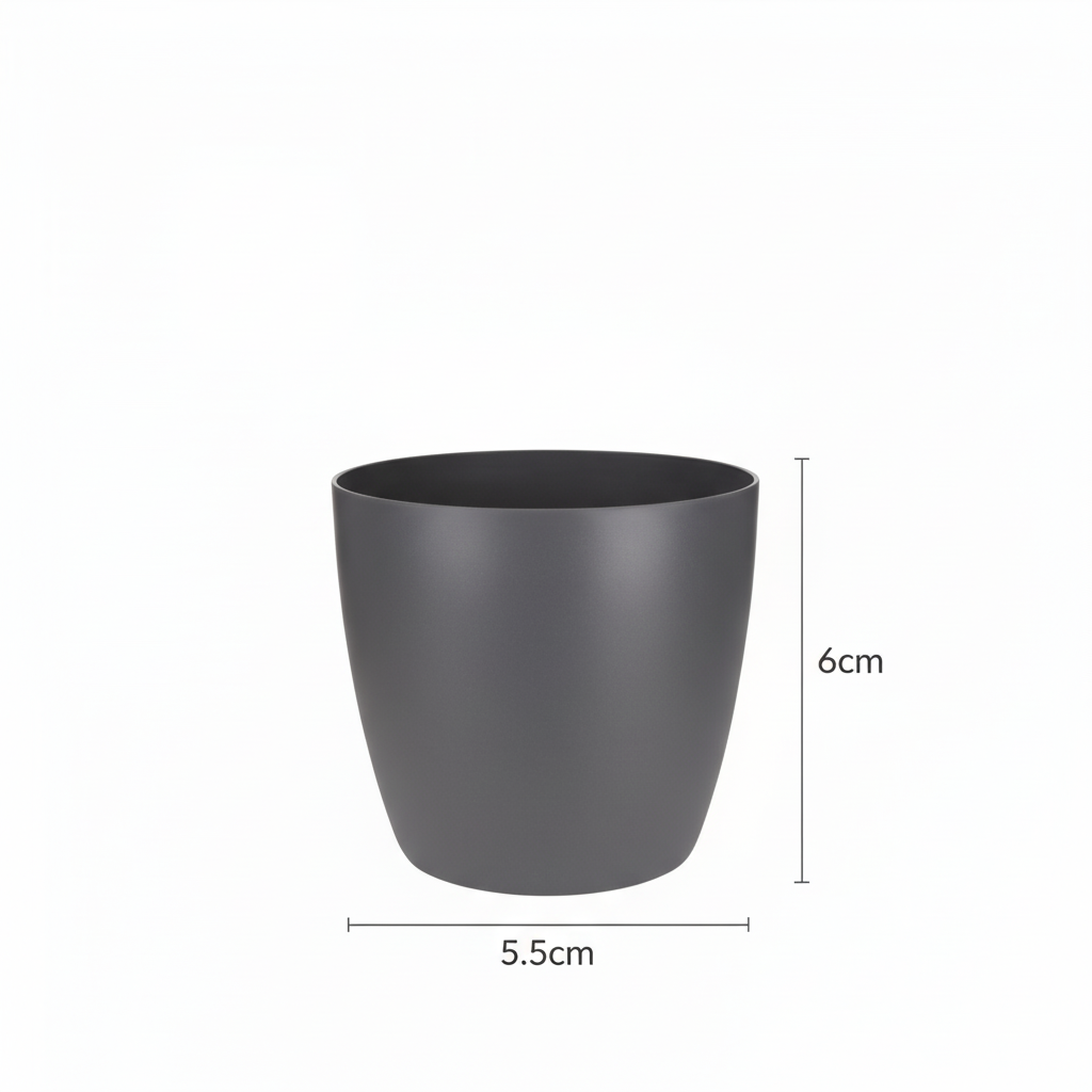 Pot Brussels D07x6cm - Anthrazit - D07x6cm