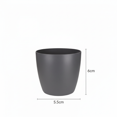 Brussels Pot D07x6cm Anthracite - Elegance for your home