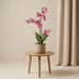 Künstliche Orchidee Vanda 60 cm Altrosa im Topf Bild 4