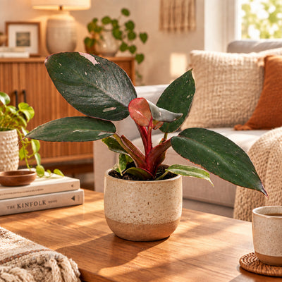 Philodendron Pink Princess - Tropische Eleganz mit rosa Blättern