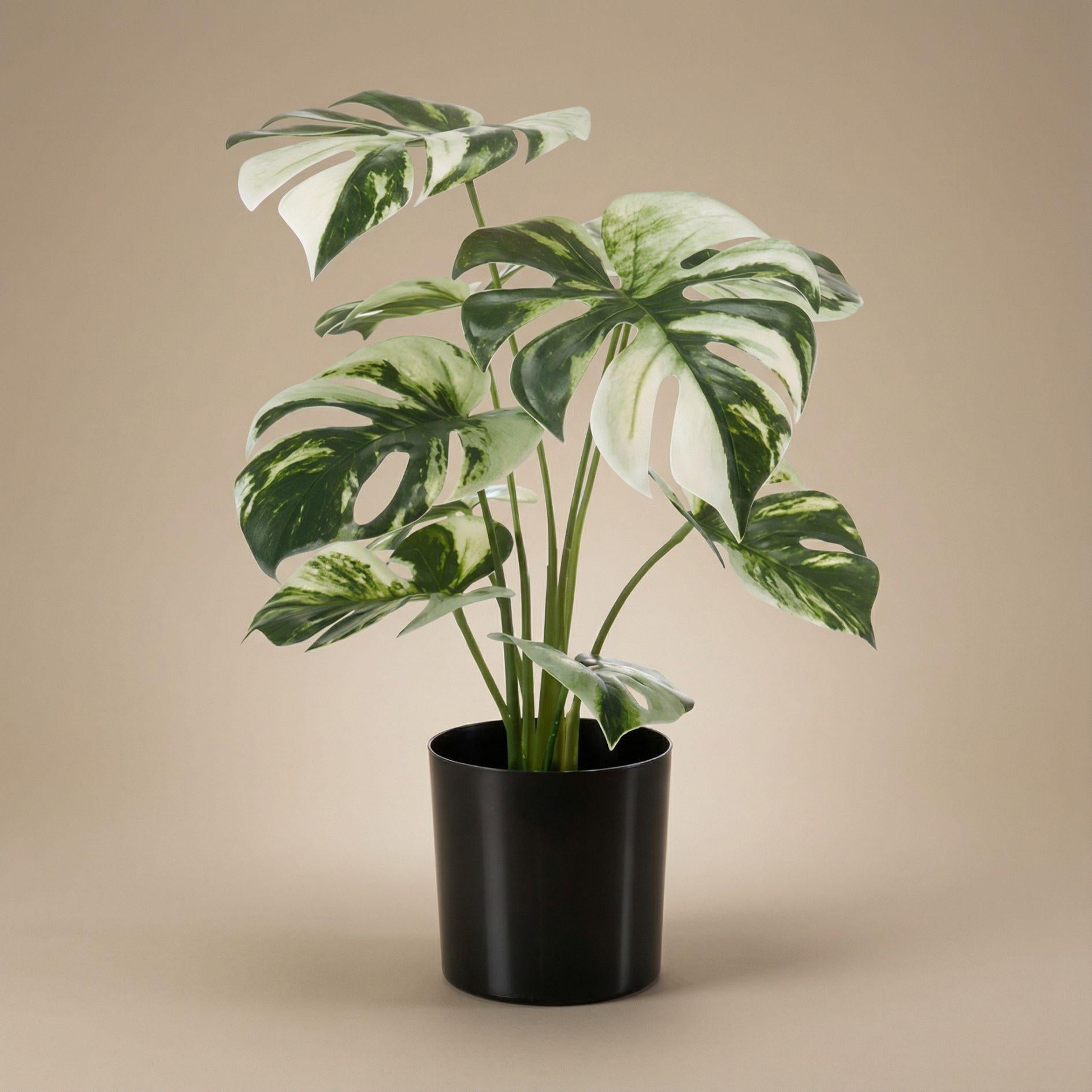 Monstera bush in pot 40cm - Kunstplant - Artificial plant