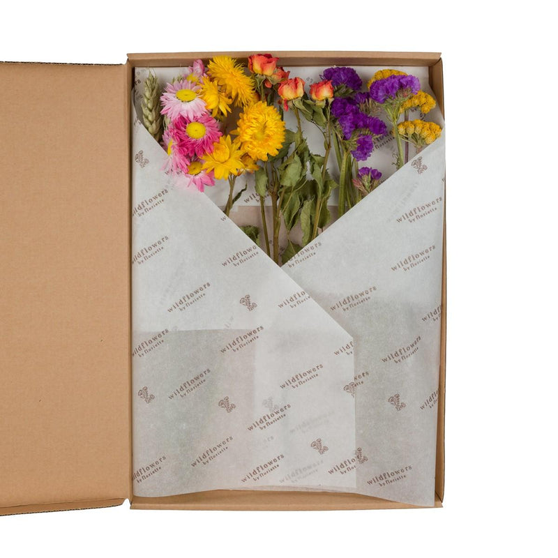 Dried Flowers - Flowers in Letterbox - Multicoloured - 5 Pieces - ↕30cm