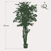 Kunstpflanze Ficus Liane Geigenblatt - 170 cm – Pflegeleicht & Dekorativ Bild 2