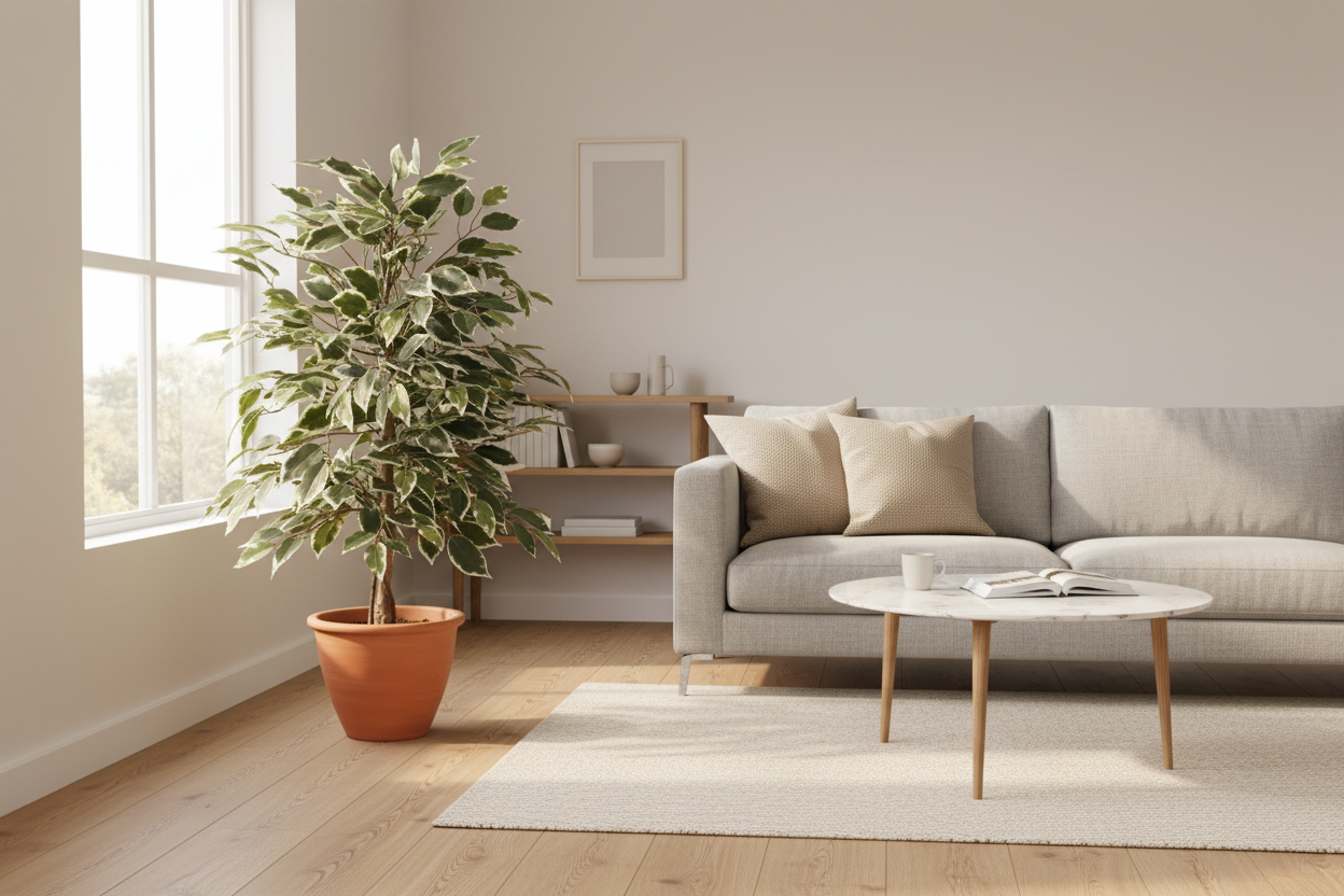 ARTIFICIAL Ficus benjamina variegata - 85cm