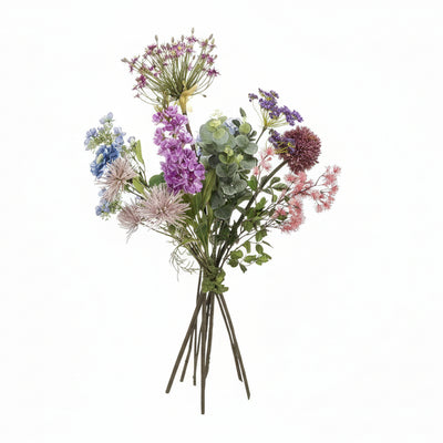 Kunstblumenstrauß Pastell, 70-90 cm – Stimmungsvolle Deko