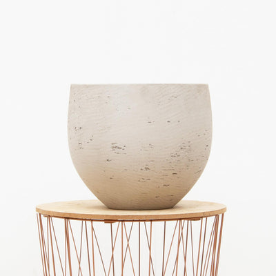 Pot Jumbo Orb Beige Washed XS - D69 x H57