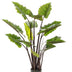 Artificial Plant Colocasia Pink China, Elephant Ear, 130 cm Bild 1