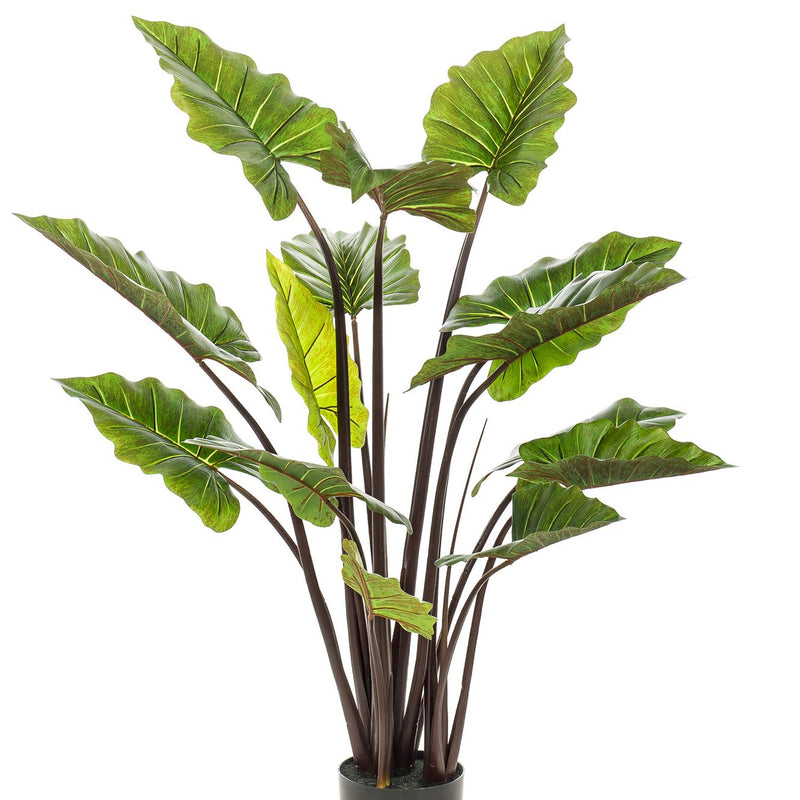 Artificial Plant Colocasia Pink China, Elephant Ear, 130 cm