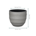 Bordo New Ei Grau Blumentopf D45xH38: Eleganter Pflanztopf für drinnen & draußen Bild 2
