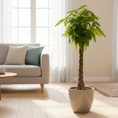 Pachira aquatica (Geldbaum) - 200cm, geflochtene Stämme
