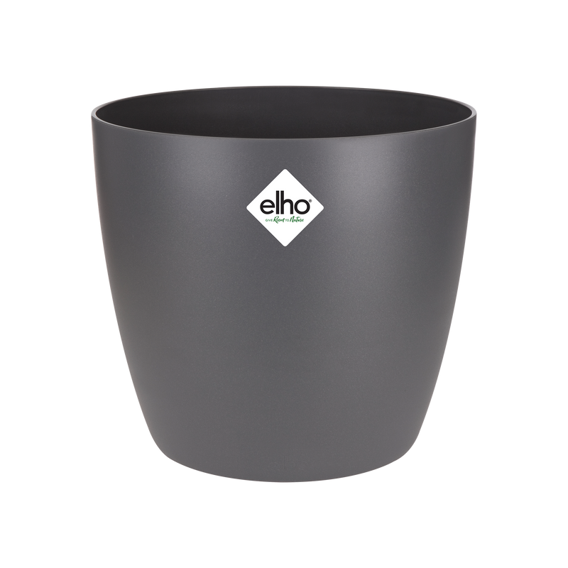 Elho Brussels Round Blumentopf Anthrazit D30 x H27