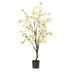 Künstliche Kirschblüte Prunus weiß, 135 cm Bild 1