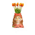 Vase Jessie mit Schleife & 10x Orange Touch-Tulpen Bild 1