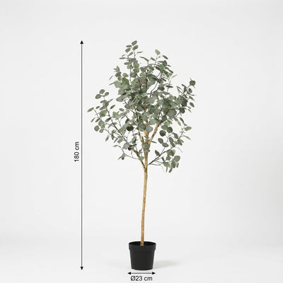 Künstlicher Eukalyptus 180 cm – Naturgetreue Deko ohne Pflege