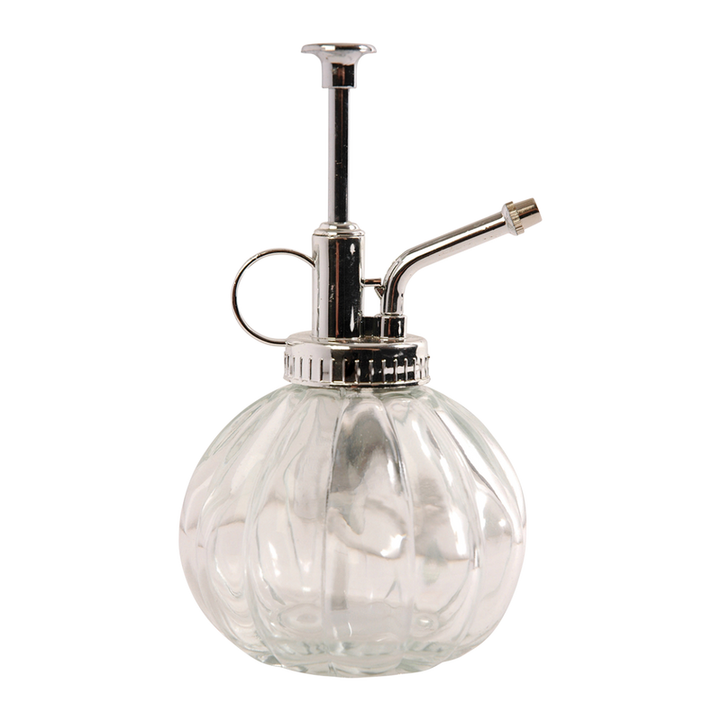 Glas Pflanzensprüher silber 0,25L für Zimmerpflanzen