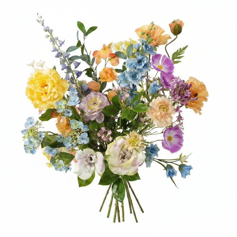 Kunstblumenstrauß Soft Spring Deluxe 85cm, 18 Stiele, Real Touch