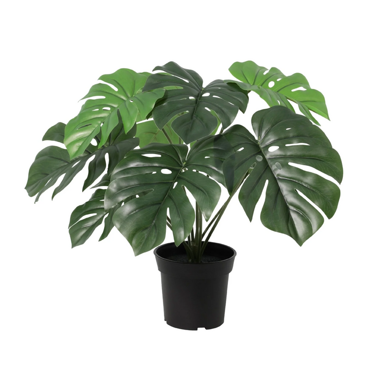 Artificial Monstera Deliciosa, 45cm - Tropical flair without the fuss