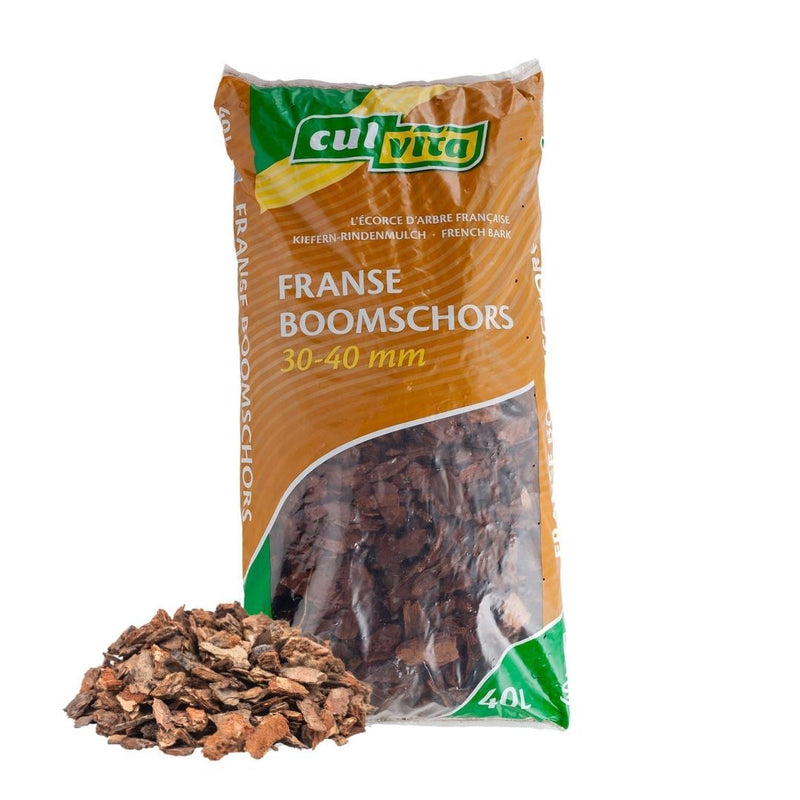Culvita Premium French Tree Bark 40L - Decoration & Soil Protection
