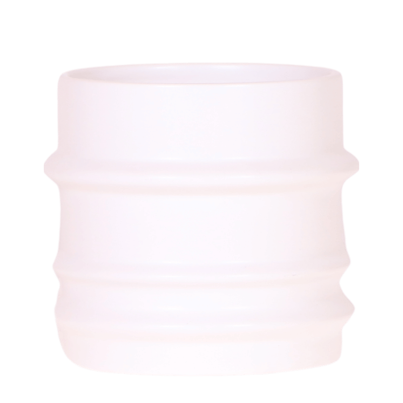 Kolibri Mellow-Übertopf Weiß Ø9cm – Urban Nature Kollektion
