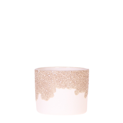 Kolibri Home Blumentopf Sand Ø6cm – Elegante Blütenstruktur