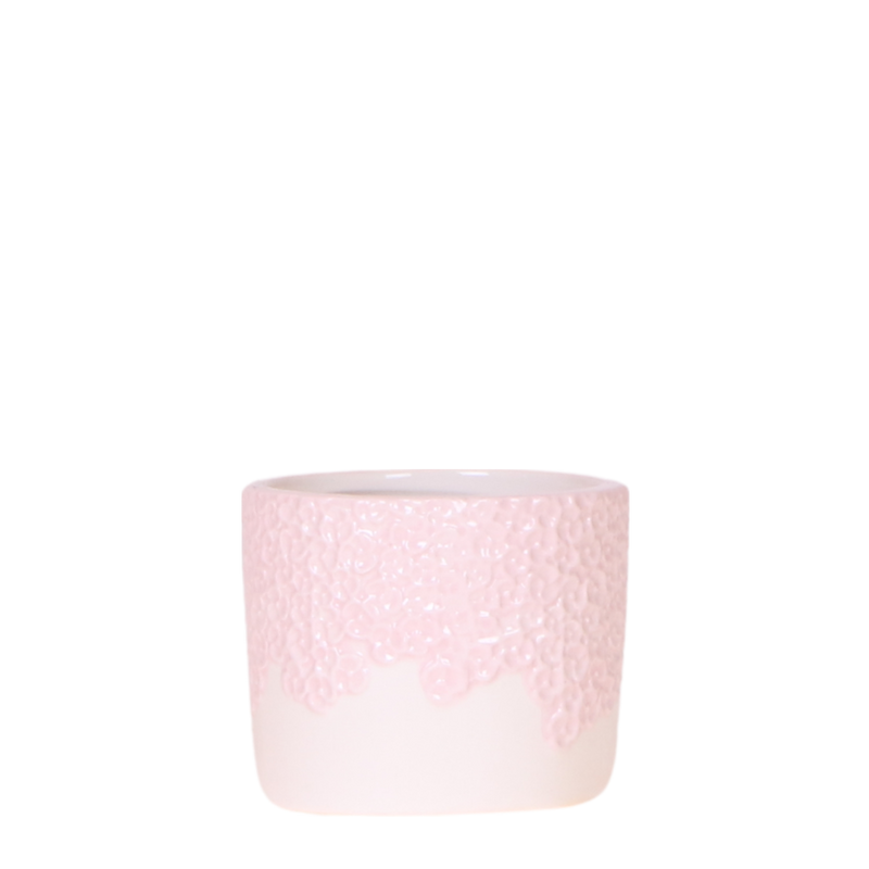 Kolibri Blumentopf Pink Ø6cm: Romantisch & Elegant