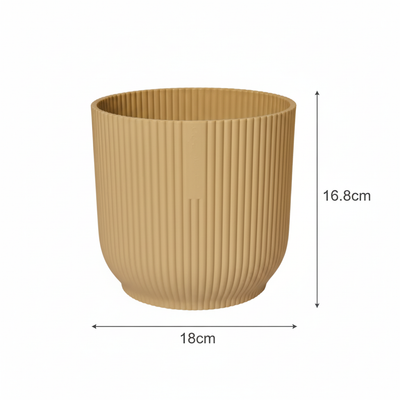 ELHO Vibes Fold Pot 18cm - Yellow: Natural Elegance for Your Home