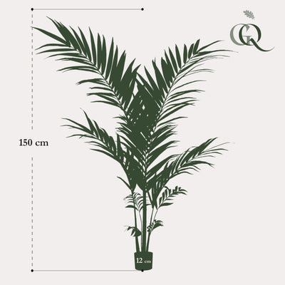 Kentiapalme Kunstpflanze 150cm – Tropisches Flair ohne Pflegeaufwand