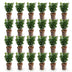 Green boutiQ - 24x Euonymus japonica Green Spire - Pfaffenhütchen - Heckenpflanzen - Immergrün - Grün - Topf 9cm - Höhe 20-25cm Bild 10