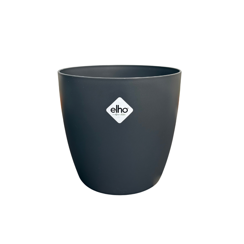 Grauer Cachepot P21: Stilvoller Übertopf für Innenräume, 21cm