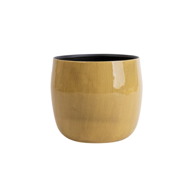 Keramiktopf Babet Camel - D27 x H23 cm - Eleganter Pflanzentopf