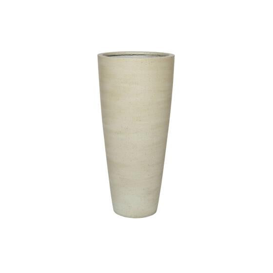Topf Dax Beige Gewaschen L - D37 x H80 cm - Rustikal & Elegant