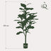 Kunstpflanze Ficus Lyrata (Tabakspflanze), 120 cm Bild 2