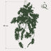 Realistic Philodendron Artificial Hanging Plant, 80 cm Bild 2