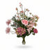 Kunstblumen - Strauß L - Schönes Rosa - 89 cm Bild 1