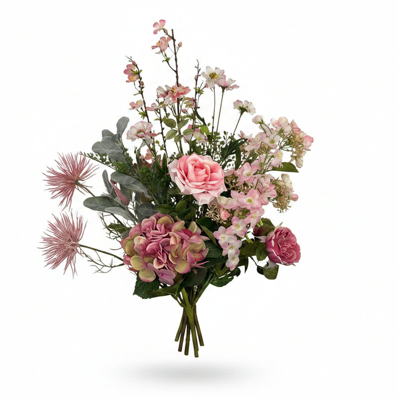 Kunstblumen - Strauß L - Schönes Rosa - 89 cm